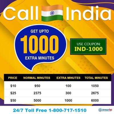 Cheap International Calling Card India from USA and Canada