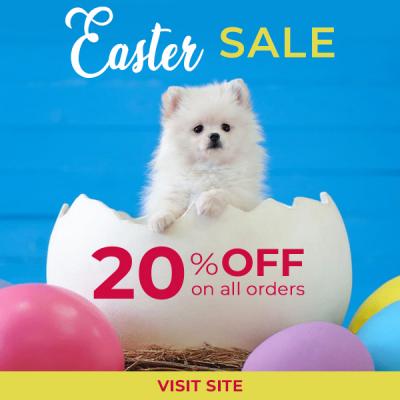 Easter Sale is Live!! Save 20% on all Pet Supplies only @BestVetCare