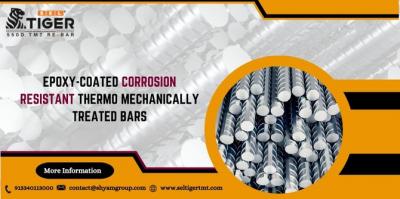 Epoxy-coated Corrosion Resistant Thermo mechanically Treated Bars