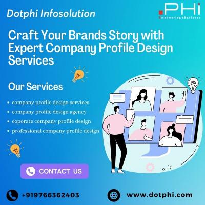 Craft Your Brands Story with Expert Company Profile Design Services