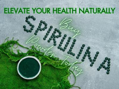 Elevate Your Health Naturally! Buy Skytags  Spirulina Powder