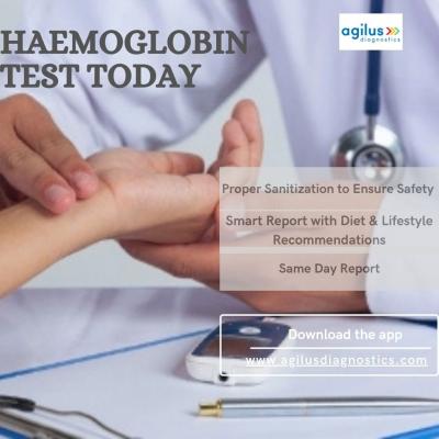 Book Your Haemoglobin Test on Agilus Diagnostic App