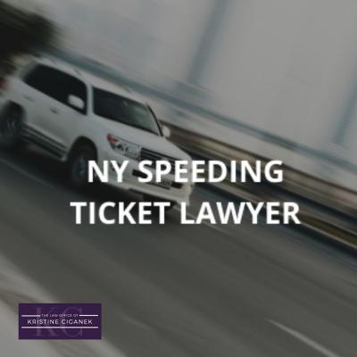 Expert Speeding Citation Lawyer in NY - Kristine Ciganek