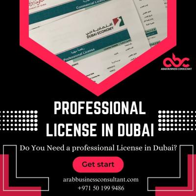 Do you need a professional license in Dubai?