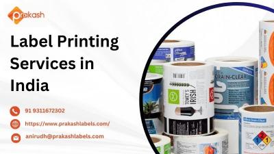 Prakash Labels: Your lead to Label Printing Services in India