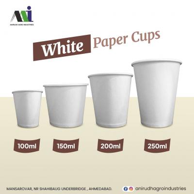 Buy Disposable White Paper Cups | Paper Cup Manufacturer