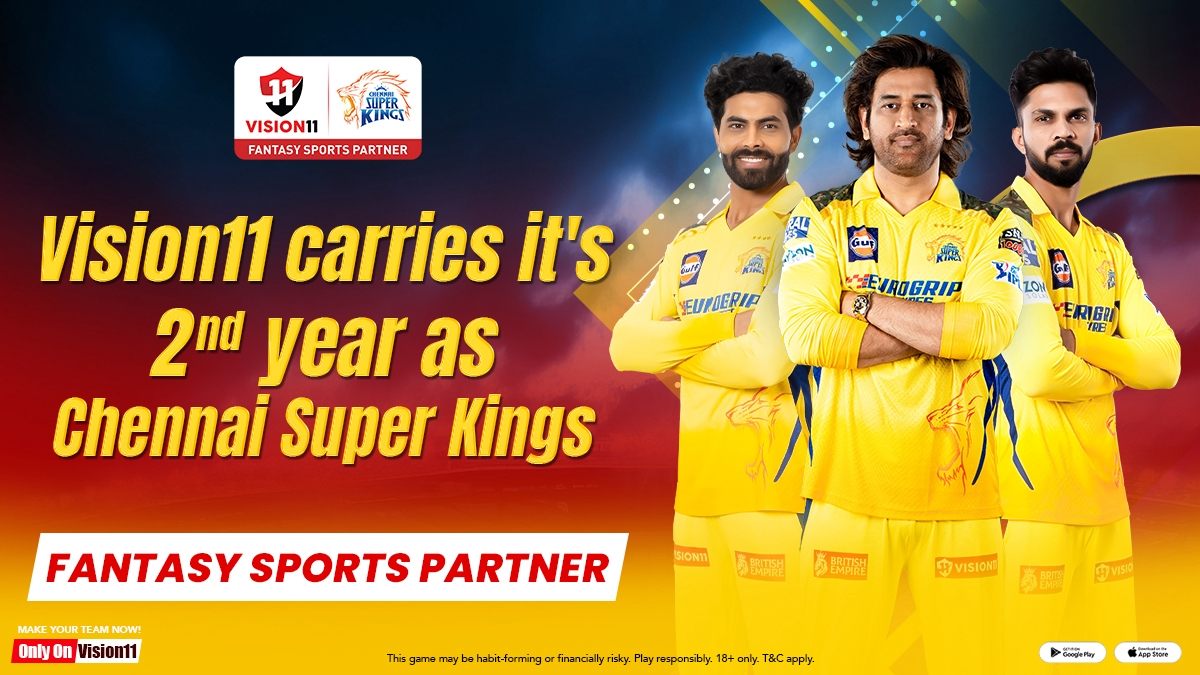 Vision11 Signs Up As Chennai Super Kings Official Fantasy Sports Partner