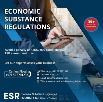 Economic Substance Regulations Services in UAE - Dubai Lawyer