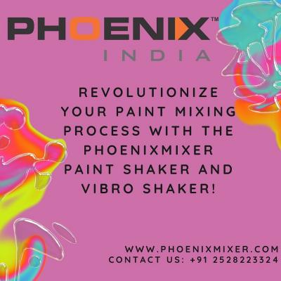 Revolutionize your paint mixing process with the PhoenixMixer Paint Shaker and Vibro Shaker!