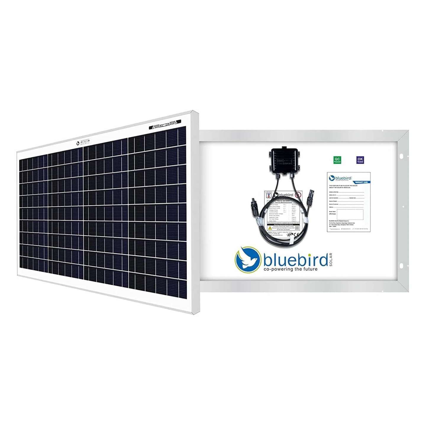Bluebird High-Efficiency 50 Watt Solar Panel Available Now!
