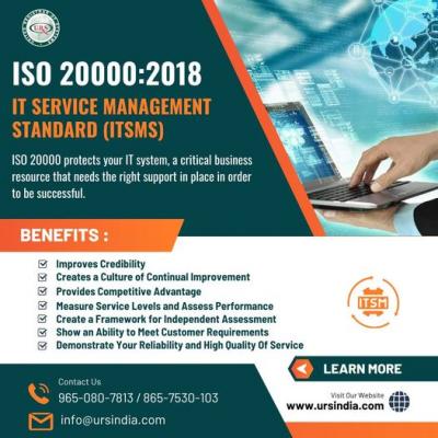 ISO 20000 Certification in Chennai - Chennai Other