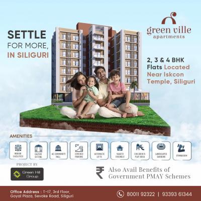 Find Your Ideal Flat for Sale in Siliguri with Green Hills Group