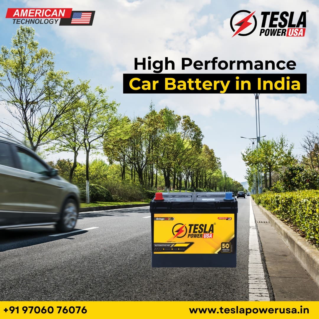 High Performance Car Battery in India - Tesla Power USA