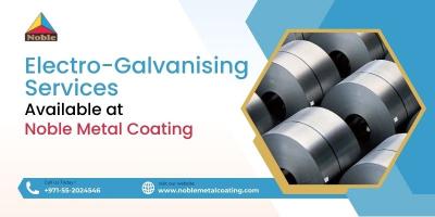 Best Electro-Galvanising Services Available at Noble Metal Coating