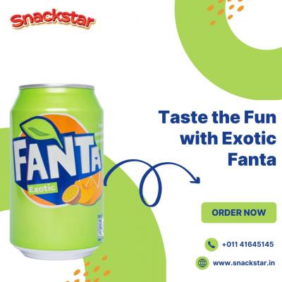 Experience the Exotic Taste Sensation: Fanta at Snackstar