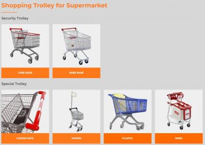 4 Wheel Shopping Trolley - Upgrade Your Grocery Game! - Singapore Region Tools, Equipment