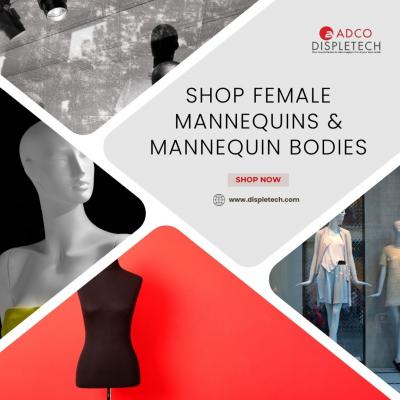 Shop Female Mannequins & Mannequin Bodies Online at Displetech