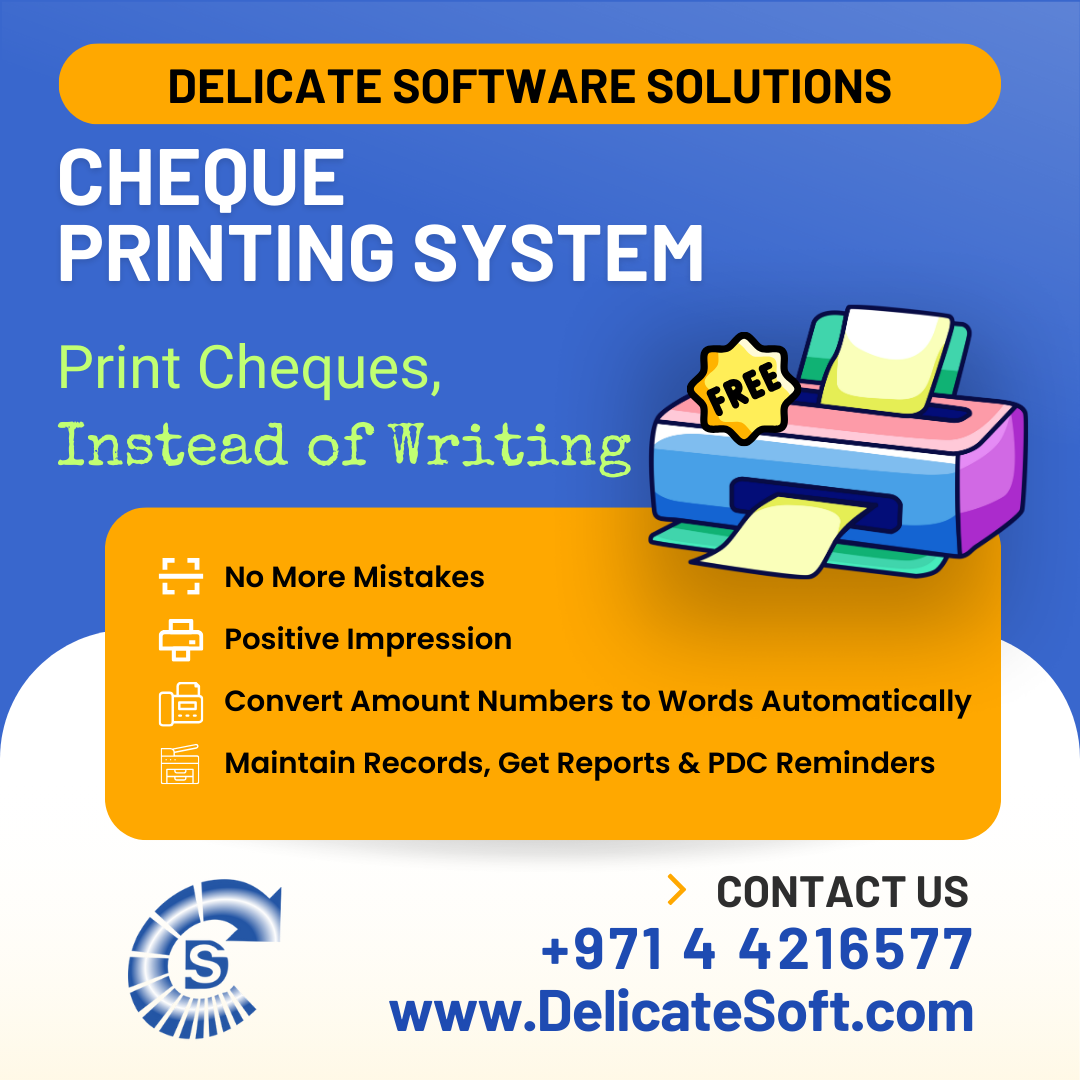 Cheque Printer System w/ PDC Reminder