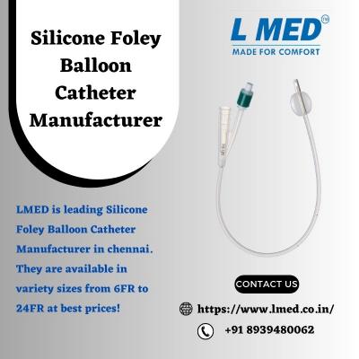 Lmed | Silicone Foleys Catheter Chennai | Silicone Foleys Catheter Manufacturer