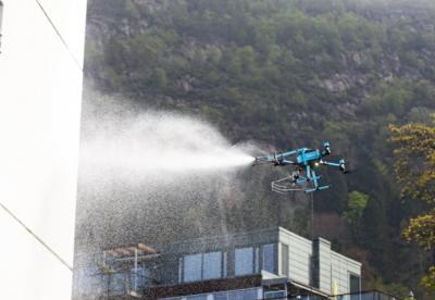 drone facade cleaning  