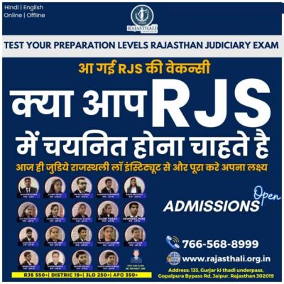 Unlock Your Optimal Potential: Rajasthali Law Institute - Top RJS Coaching in Jaipur