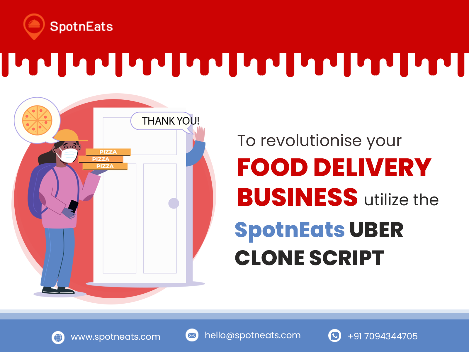 UberEats Clone App Development Service by SpotnEats for Food Delivery Business - Distrito Federal Other