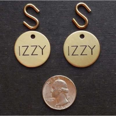 Solid Brass Dog Tags	