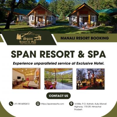 Manali Resort Booking | SPAN RESORT & SPA - Other Hotels, Motels, Resorts, Restaurants