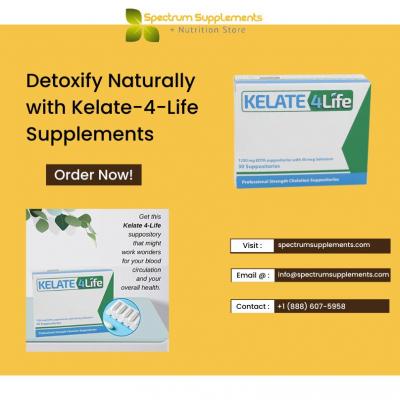 Detoxify Naturally with Kelate-4-Life Supplements