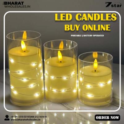 LED Candles Buy Online for Any Décor Space | Easy to Portable | Battery Operated