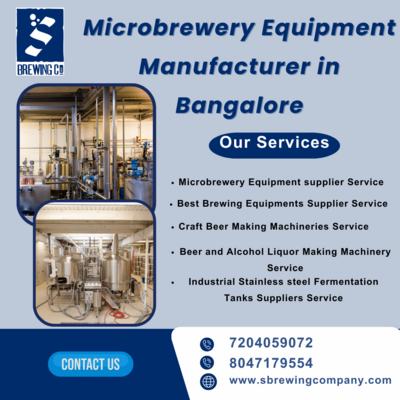 S Brewing Company| Microbrewery Equipment Manufacturer in Bangalore - Bangalore Other