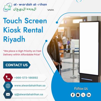 Advantages of Touch Screen Kiosks Rentals in KSA 