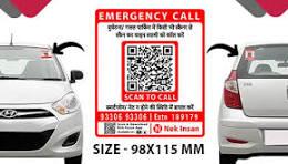 QR Sticker For Car safety - Delhi Other