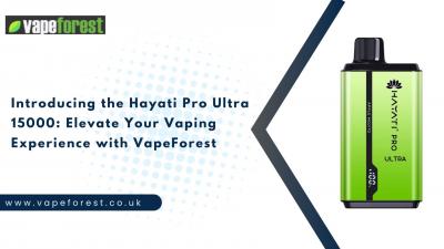 Introducing the Hayati Pro Ultra 15000: Elevate Your Vaping Experience with VapeForest