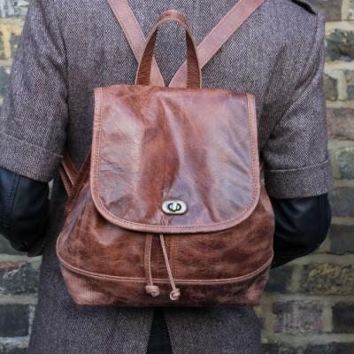 leather backpack women - London Other