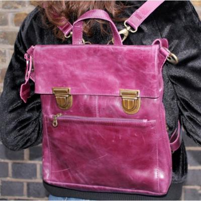 leather backpack women - London Other