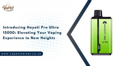 Introducing Hayati Pro Ultra 15000: Elevating Your Vaping Experience to New Heights