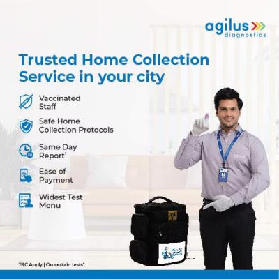 Home Blood Collection (Sugar Test) - Agilus Diagnostics App