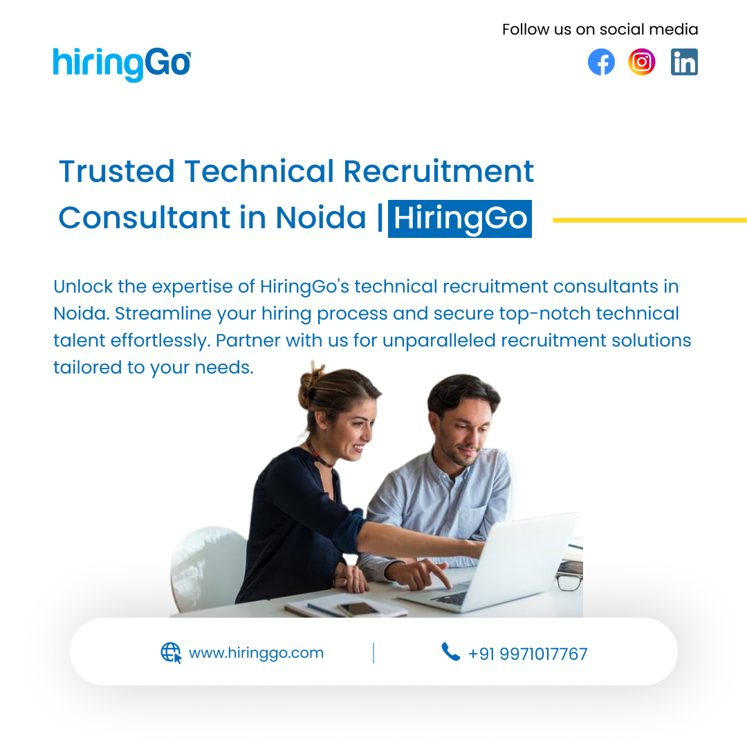 Trusted Technical Recruitment Consultant in Noida | HiringGo
