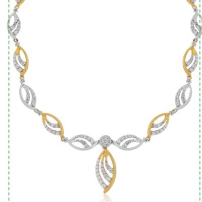 Diamond Necklace Indian Jewelry  - Dallas Jewellery