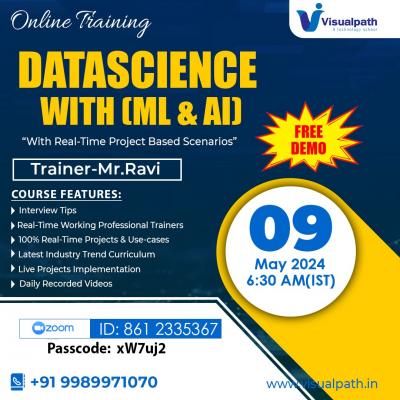 DataScience with (ML&AI) Online Training Free Demo - Hyderabad Professional Services
