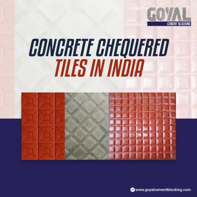Affordable Concrete Chequered Tiles in India