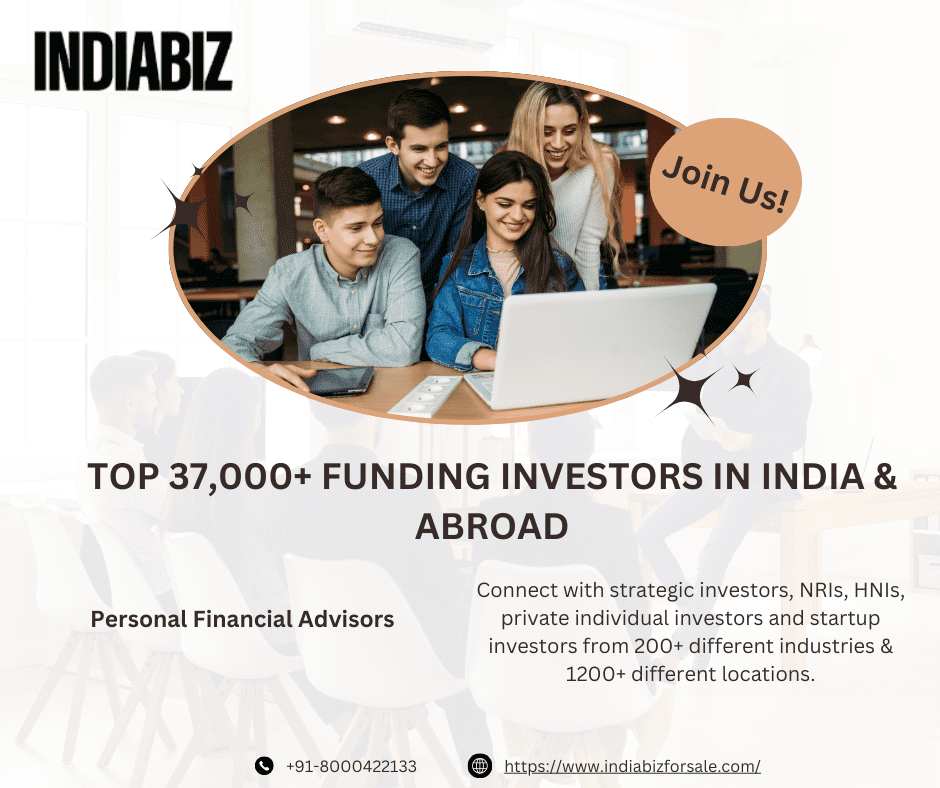 Top Funding Investors in India - IndiaBizForSale - Gujarat Other