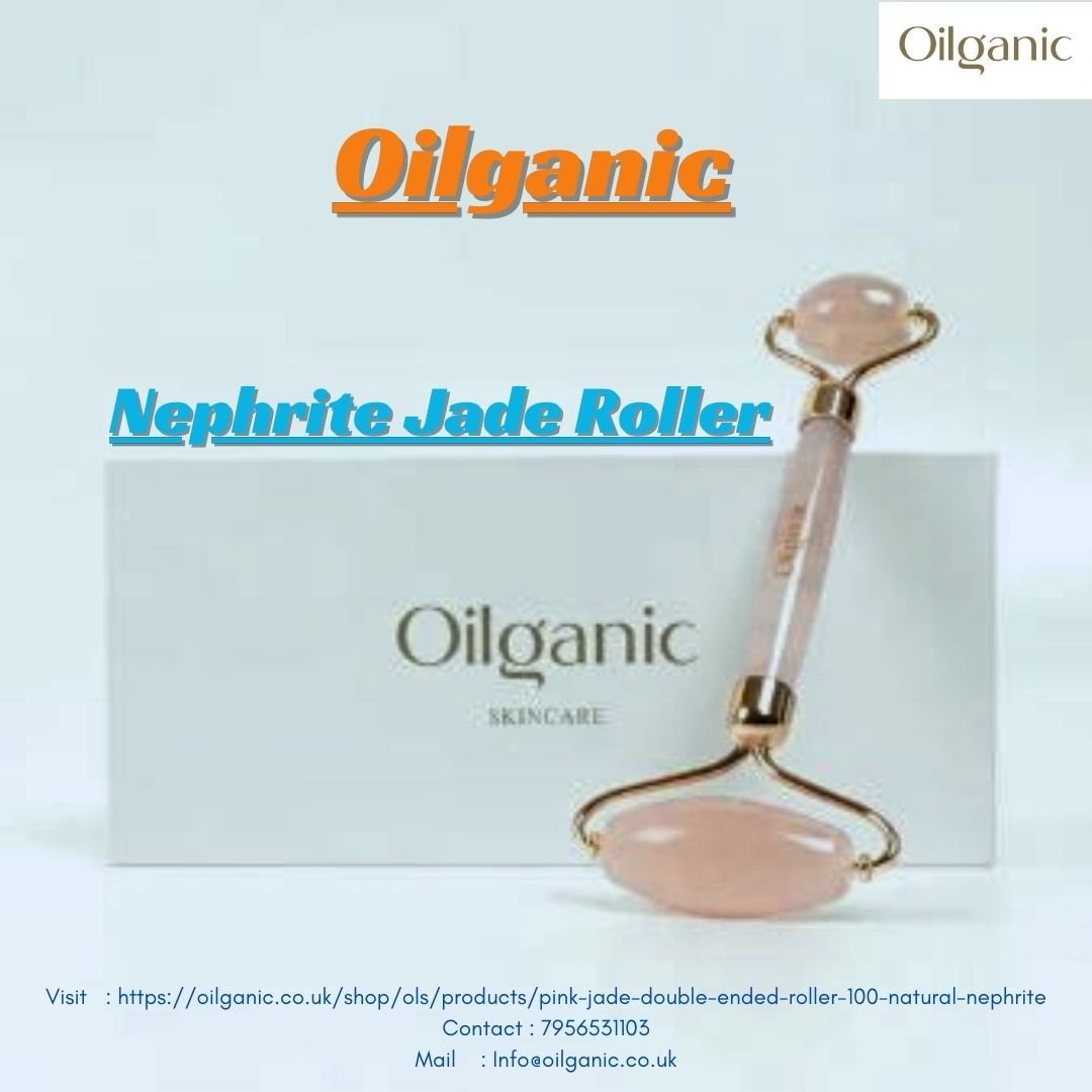  Revitalize your skin with Oilganic Nephrite Jade Roller - Other Tools, Equipment