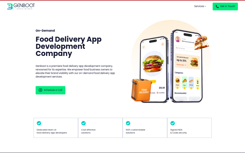 Food Ordering & Delivery App Development Company - Chandigarh Computer