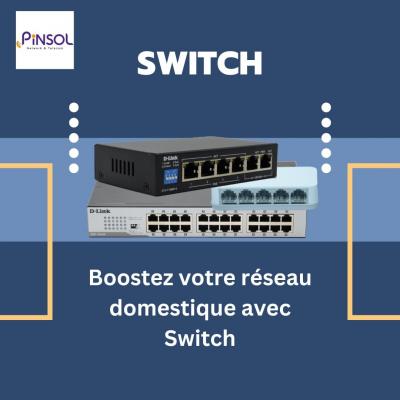 Boostez votre réseau domestique avec Switch- Pinsol - Antakya Electronics