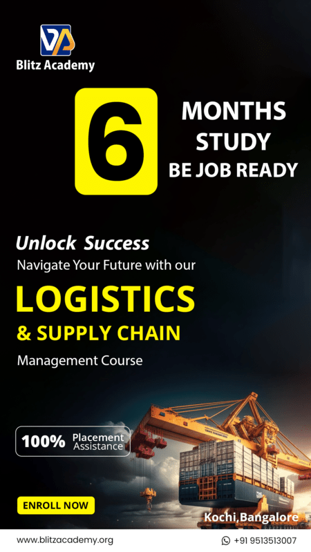 Best logistics courses in kerala, Logistics courses in kochi
