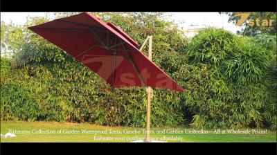 7 star DECOR Side Pole and Center Pole waterproof Outdoor Umbrellas - Delhi Home & Garden