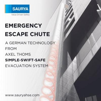 Emergency Escape Chutes | Fire Escape Chute - Saurya HSE Pvt Ltd - Mumbai Tools, Equipment