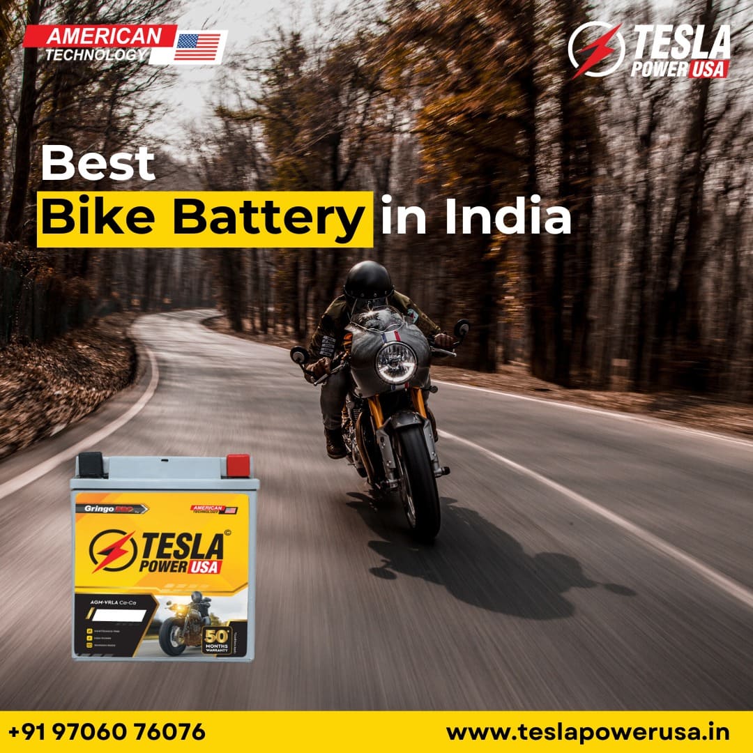 Best Bike Battery in India - Tesla Power USA - Gurgaon Parts, Accessories